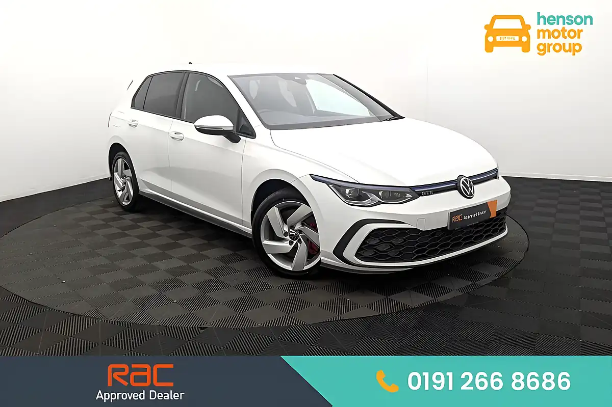 Used 2022 Volkswagen Golf Gte White - Front View