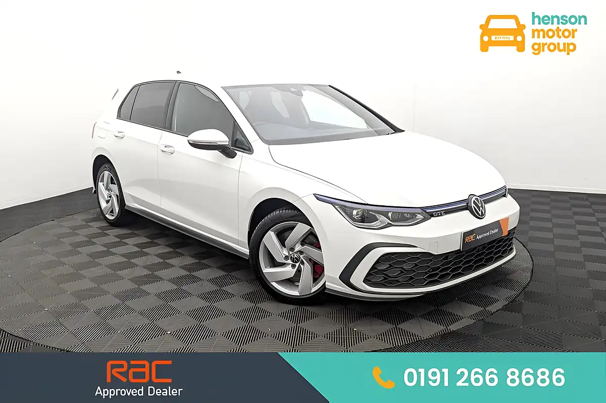 Used 2022 Volkswagen Golf Gte White - Front View