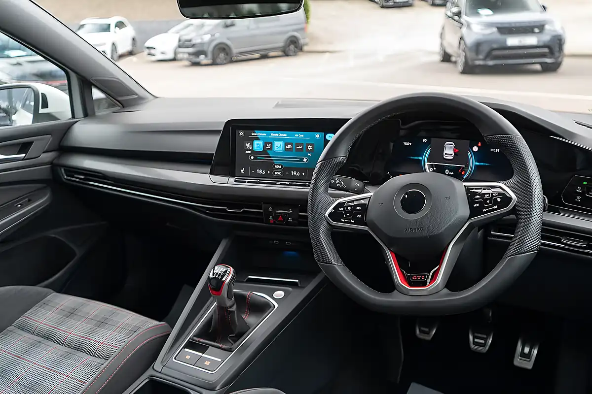 Used 2022 Volkswagen Golf GTI White - Interior and Exterior details 7