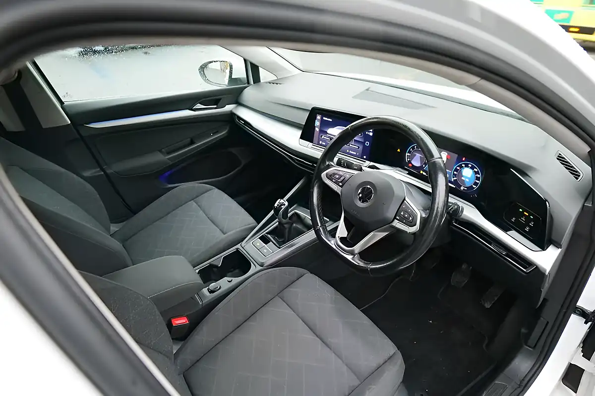 Used 2022 Volkswagen Golf Life White - Interior and Exterior details 14