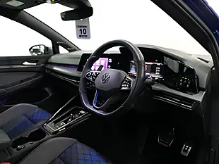 Used 2022 Volkswagen Golf R Blue - Interior and Exterior details 10