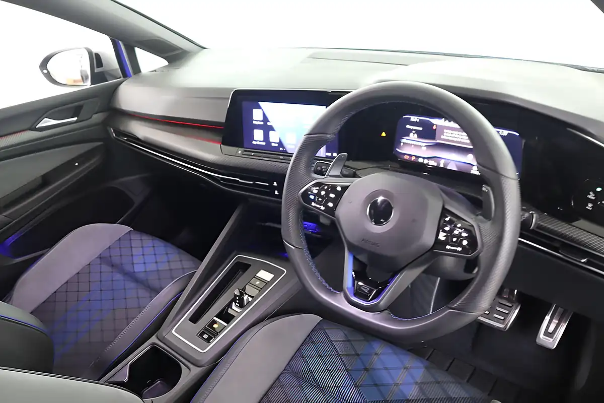 Used 2022 Volkswagen Golf R Blue - Interior and Exterior details 2