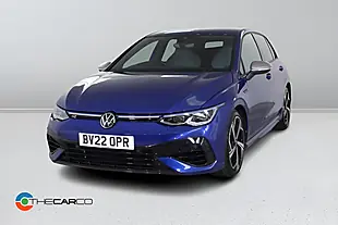 Used 2022 Volkswagen Golf R Blue - Interior and Exterior details 4