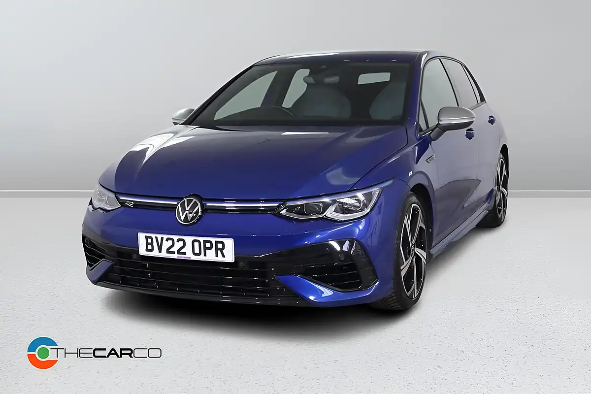 Used 2022 Volkswagen Golf R Blue - Interior and Exterior details 4
