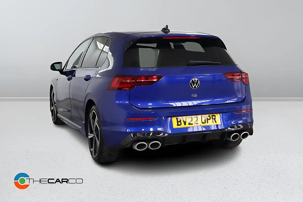 Used 2022 Volkswagen Golf R Blue - Interior and Exterior details 8