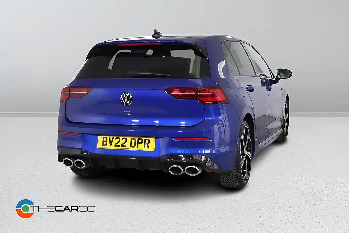 Used 2022 Volkswagen Golf R Blue - Interior and Exterior details 9