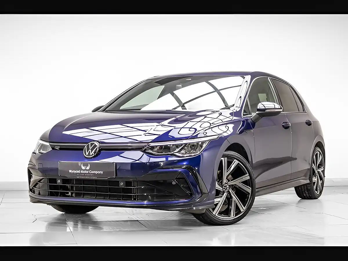 Used 2022 Volkswagen Golf R-Line Blue - Front View