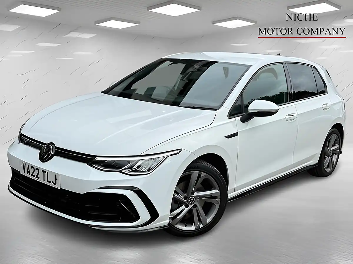 Used 2022 Volkswagen Golf R-Line White - Interior and Exterior details 4