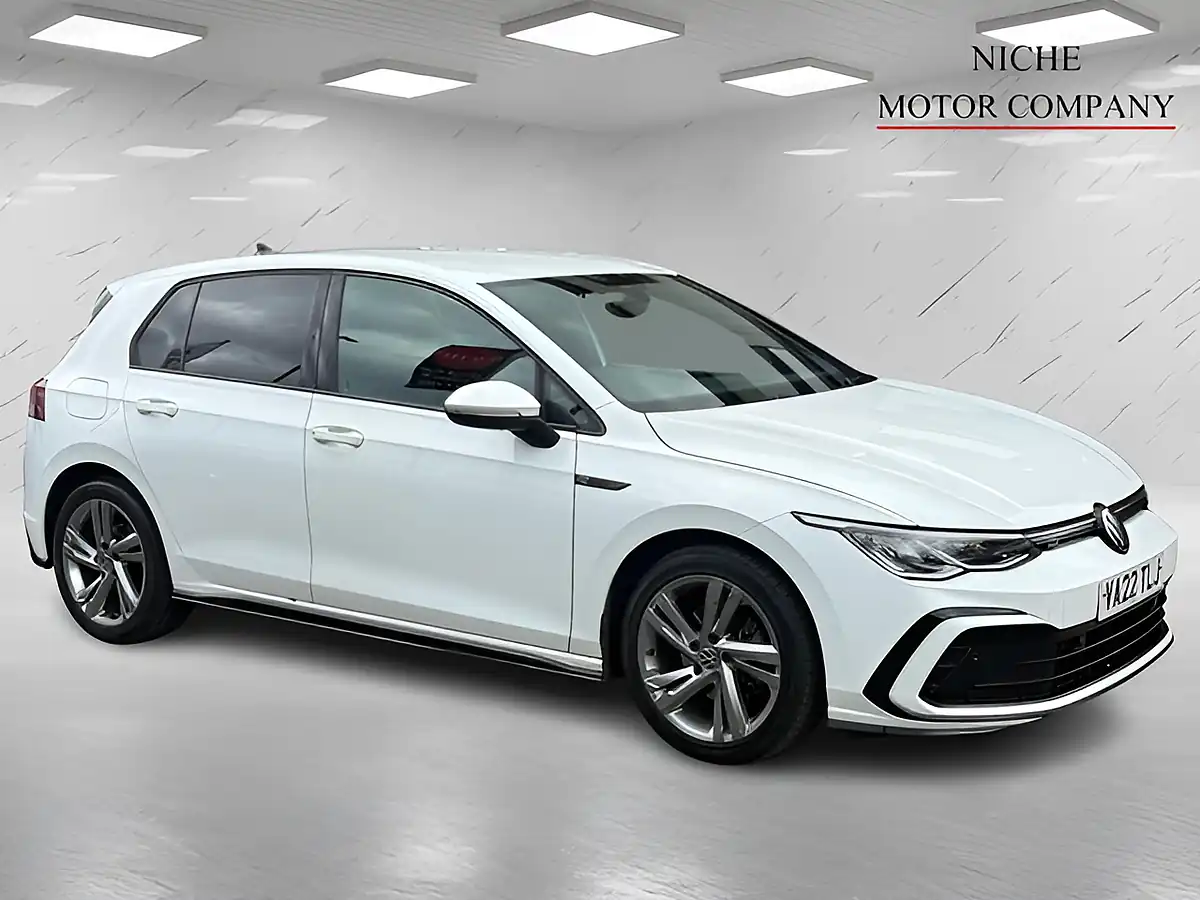 Used 2022 Volkswagen Golf R-Line White - Interior and Exterior details 7
