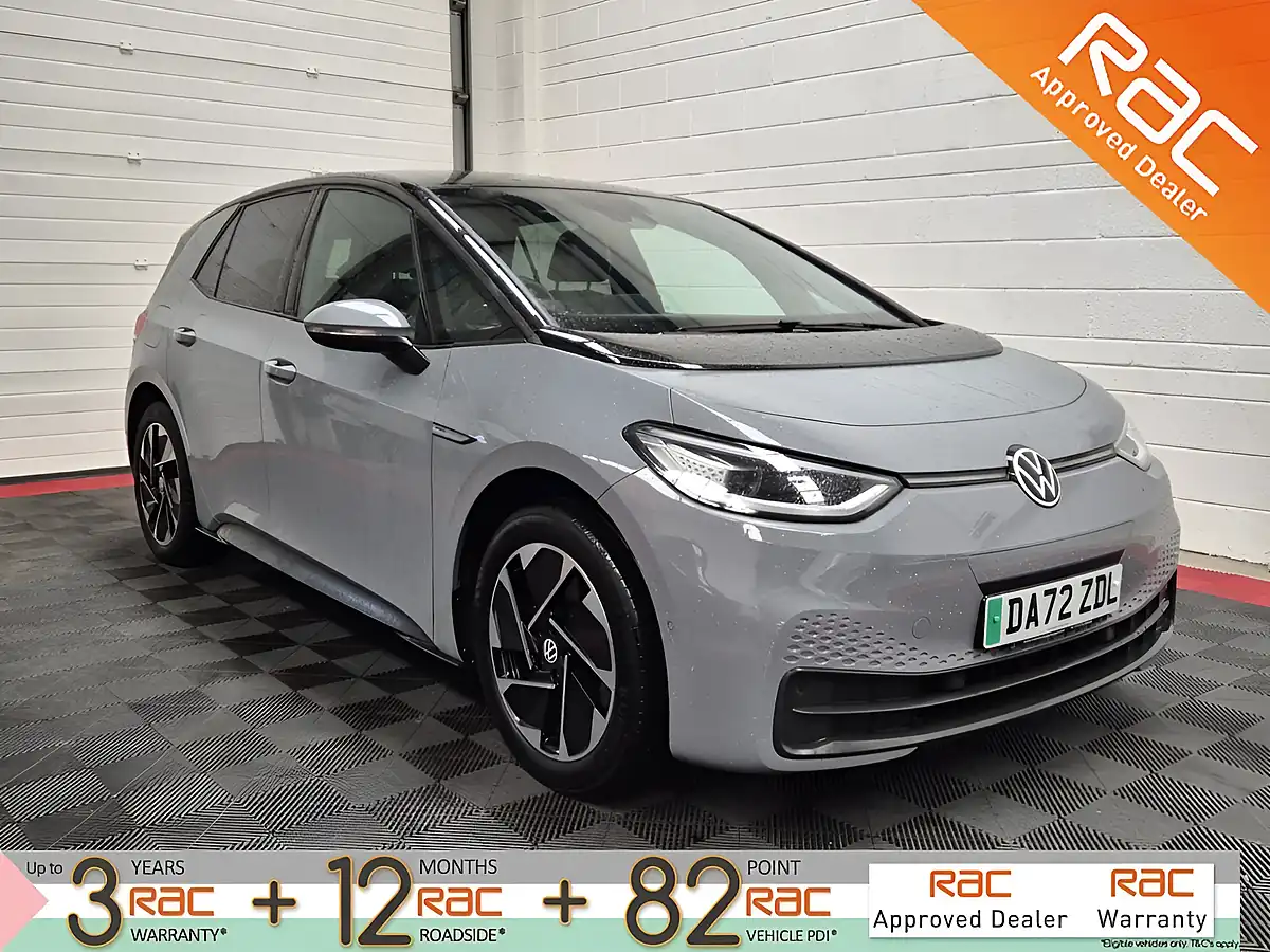 Used 2022 Volkswagen ID.3 Pro Family Grey - Front View