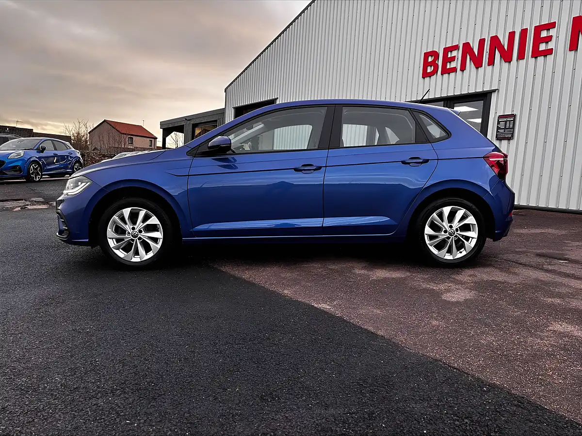 Used 2022 Volkswagen Polo Style Blue - Interior and Exterior details 11