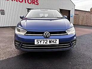 Used 2022 Volkswagen Polo Style Blue - Interior and Exterior details 2