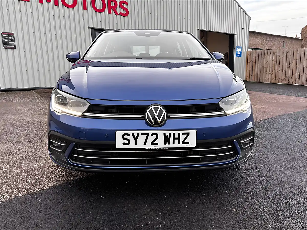 Used 2022 Volkswagen Polo Style Blue - Interior and Exterior details 2