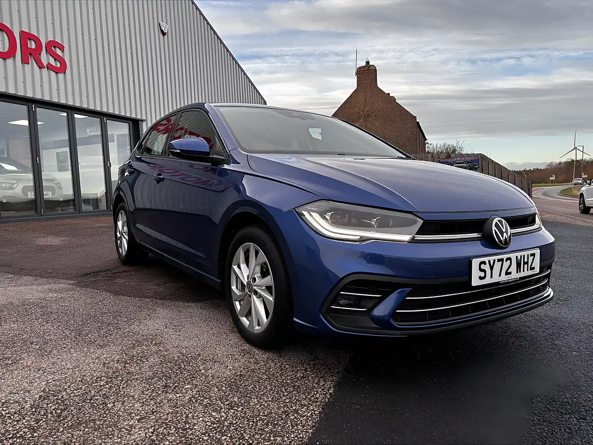 Used 2022 Volkswagen Polo Style Blue - Interior and Exterior details 3
