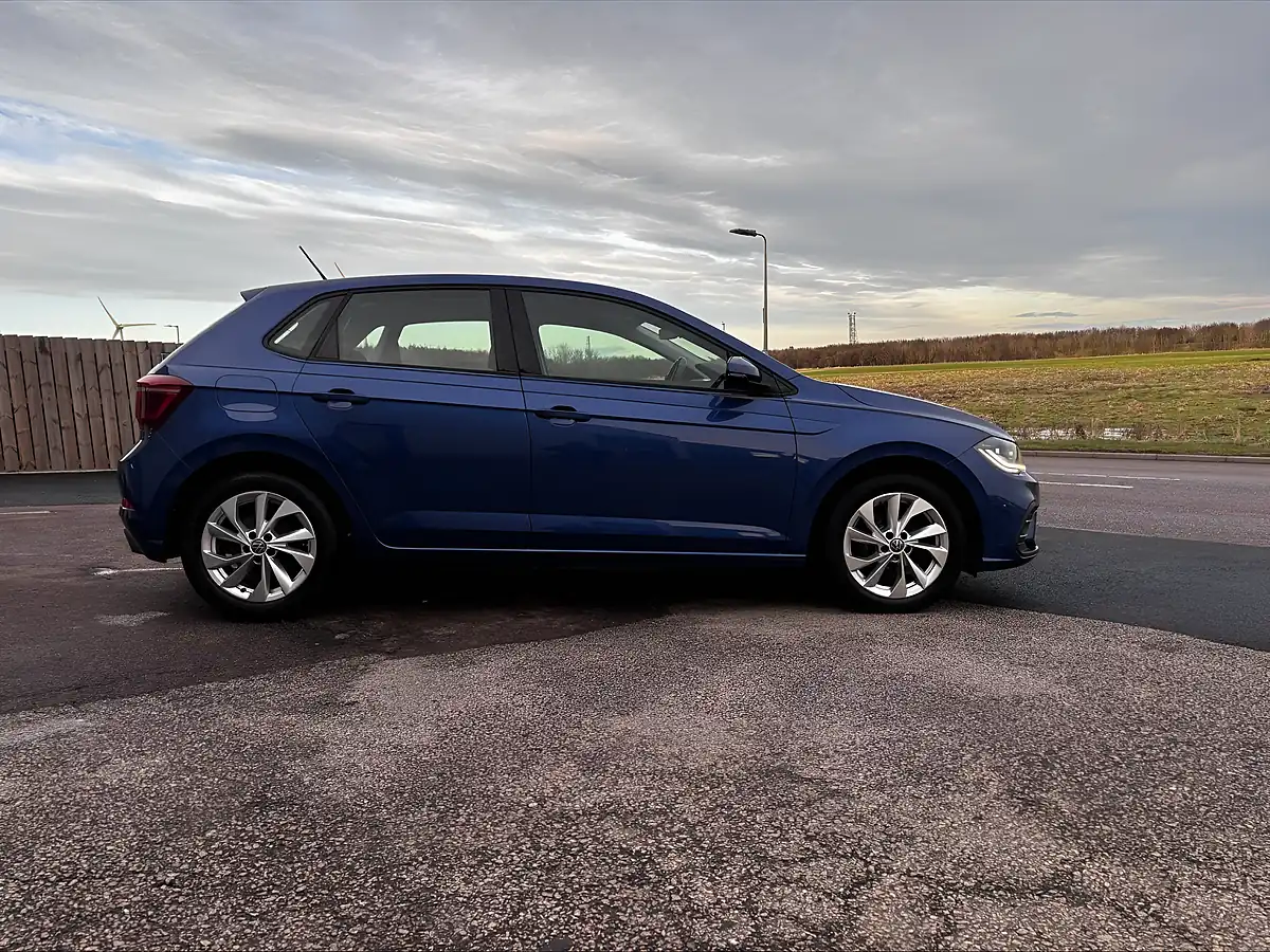 Used 2022 Volkswagen Polo Style Blue - Interior and Exterior details 4