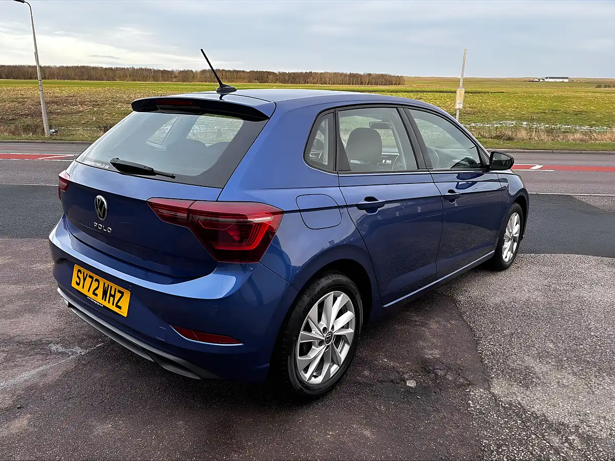 Used 2022 Volkswagen Polo Style Blue - Interior and Exterior details 5