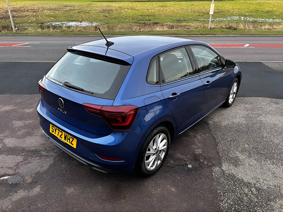 Used 2022 Volkswagen Polo Style Blue - Interior and Exterior details 6