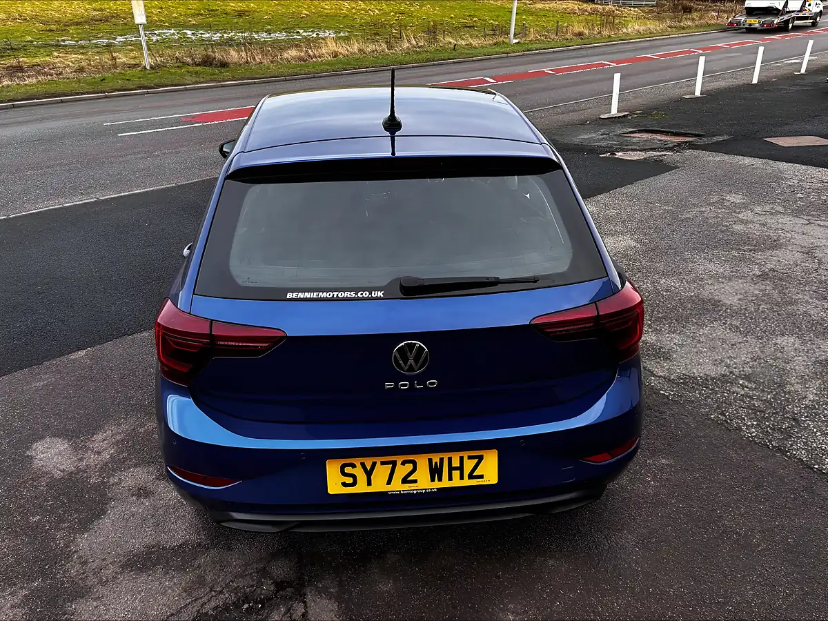 Used 2022 Volkswagen Polo Style Blue - Interior and Exterior details 8