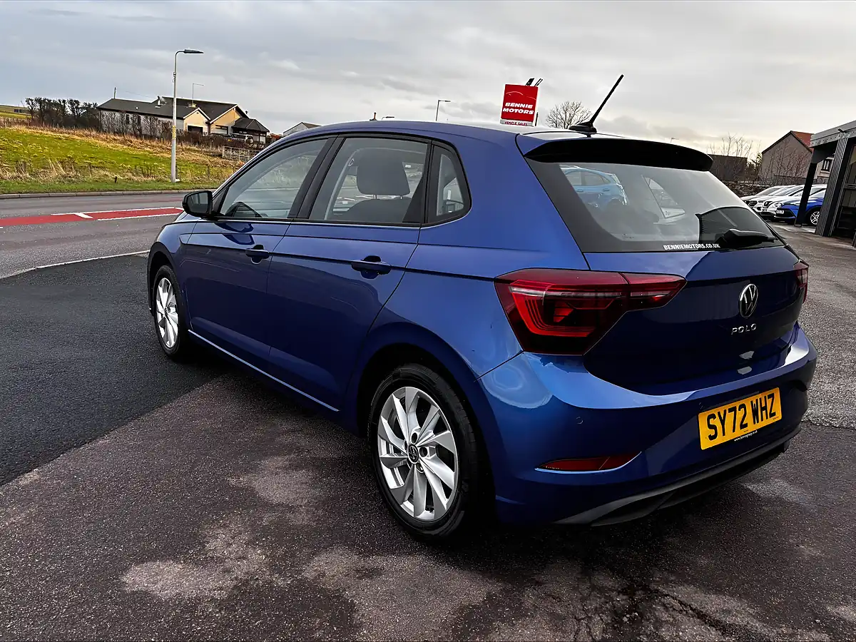 Used 2022 Volkswagen Polo Style Blue - Interior and Exterior details 9