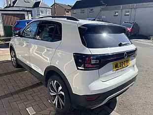 Used 2022 Volkswagen T-Cross Black Edition White - Interior and Exterior details 14