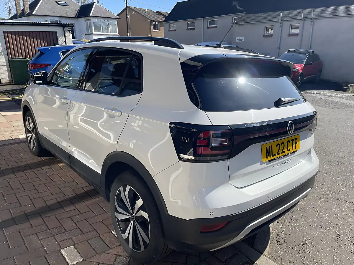 Used 2022 Volkswagen T-Cross Black Edition White - Interior and Exterior details 14