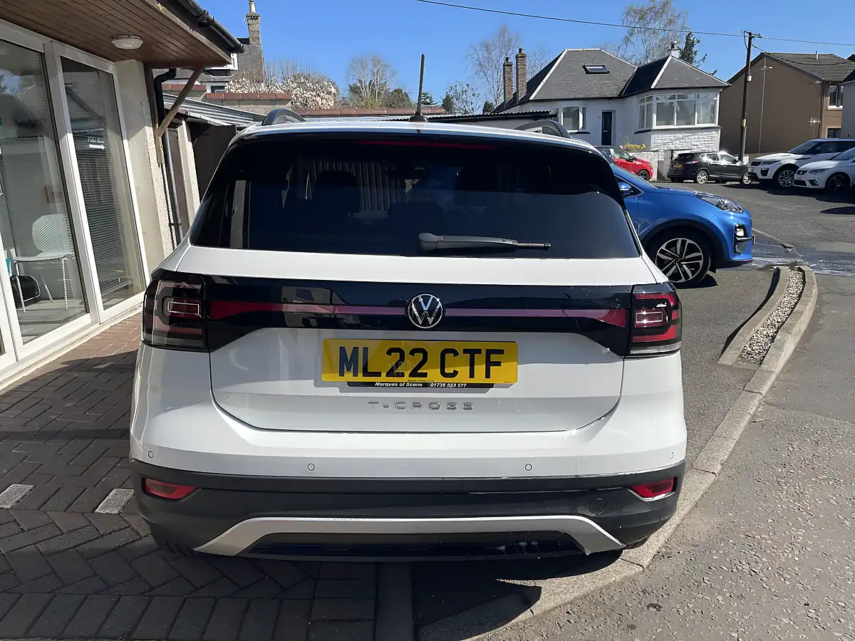 Used 2022 Volkswagen T-Cross Black Edition White - Interior and Exterior details 15