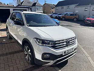 Used 2022 Volkswagen T-Cross Black Edition White - Interior and Exterior details 2