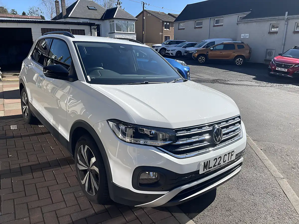 Used 2022 Volkswagen T-Cross Black Edition White - Interior and Exterior details 2
