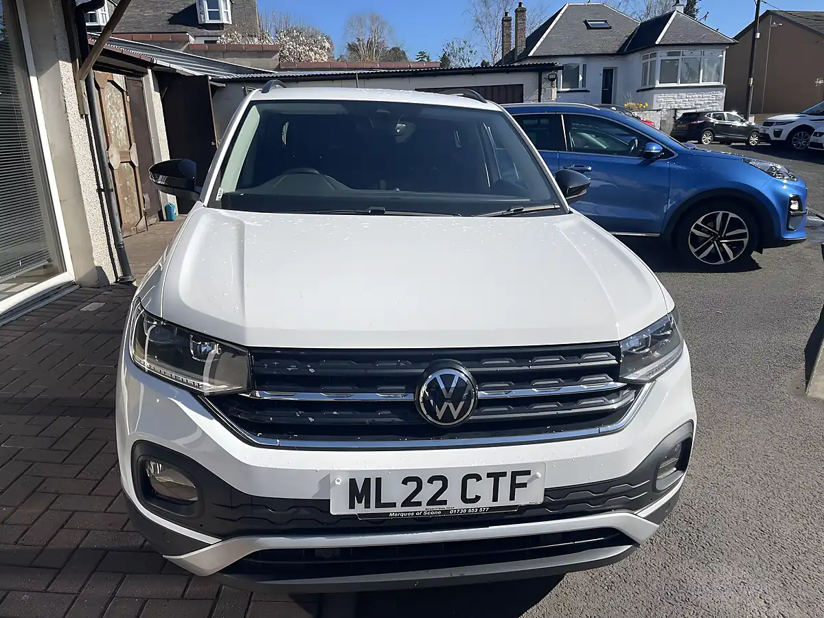 Used 2022 Volkswagen T-Cross Black Edition White - Interior and Exterior details 3