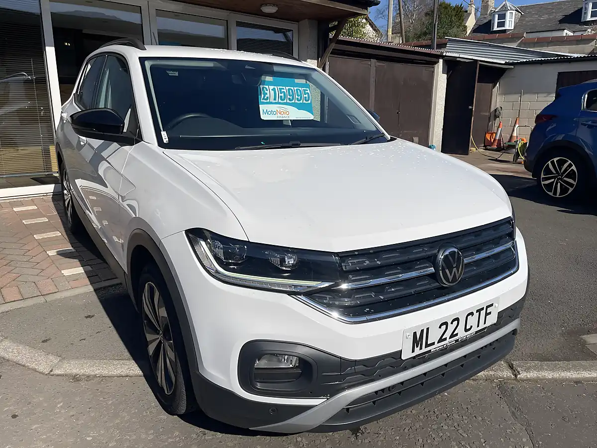 Used 2022 Volkswagen T-Cross Black Edition White - Interior and Exterior details 4