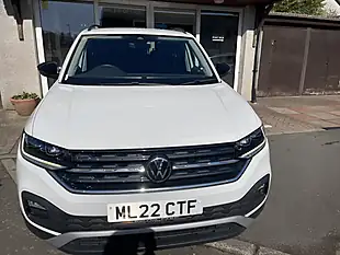Used 2022 Volkswagen T-Cross Black Edition White - Interior and Exterior details 5