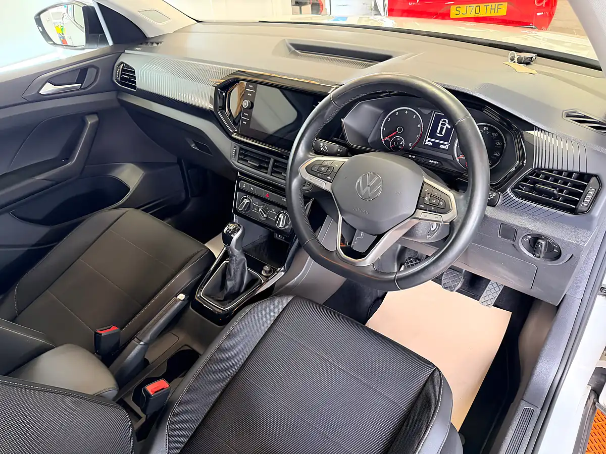 Used 2022 Volkswagen T-Cross Black Edition White - Interior and Exterior details 12