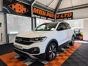 Used 2022 Volkswagen T-Cross Black Edition White - Interior and Exterior details 3