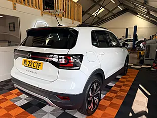 Used 2022 Volkswagen T-Cross Black Edition White - Interior and Exterior details 5