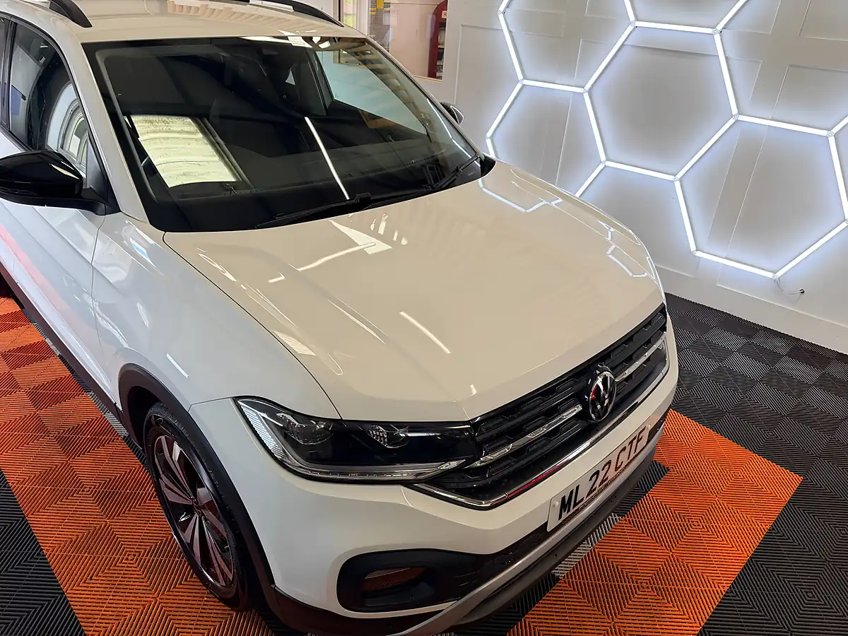 Used 2022 Volkswagen T-Cross Black Edition White - Interior and Exterior details 8