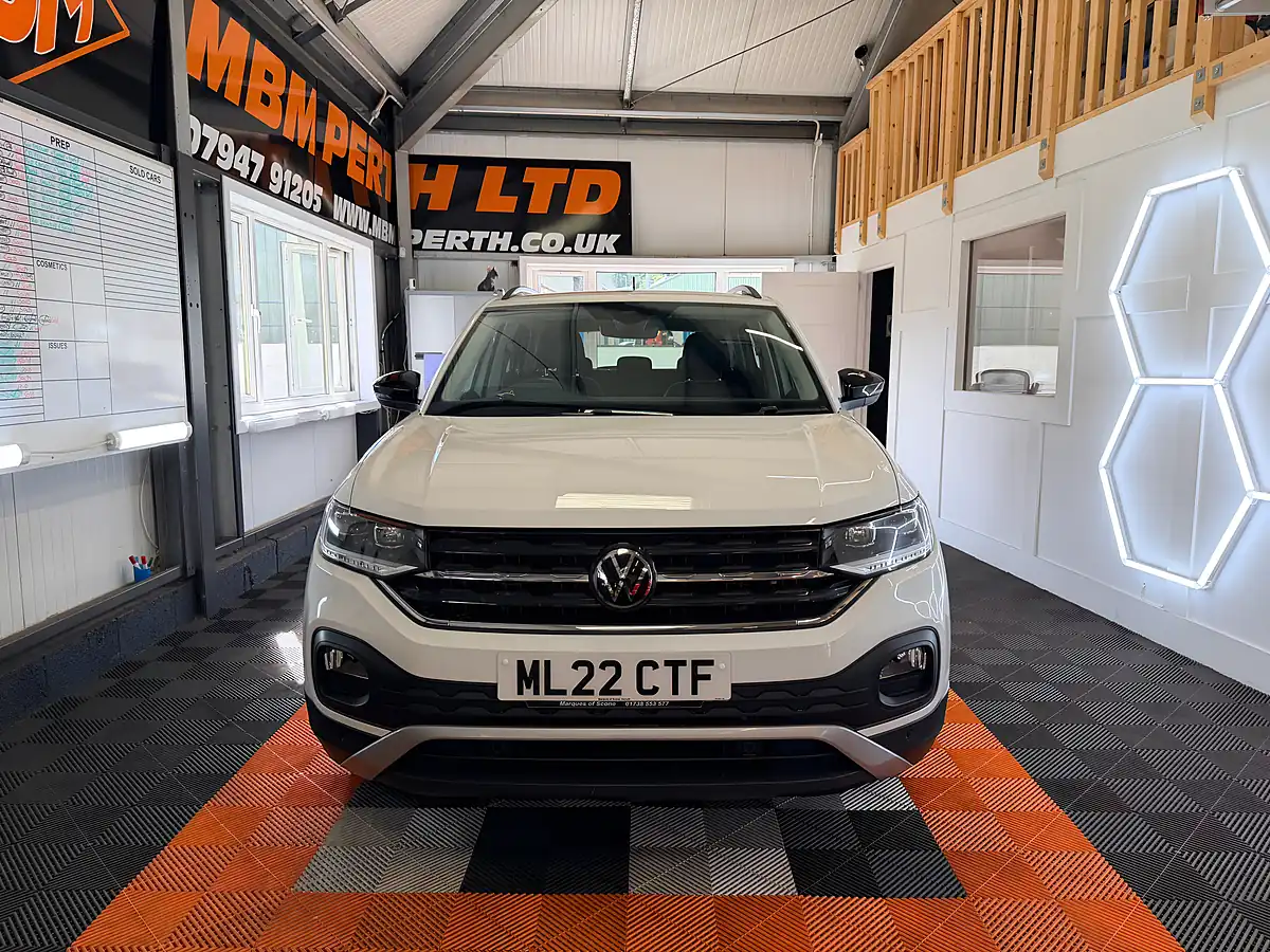 Used 2022 Volkswagen T-Cross Black Edition White - Interior and Exterior details 9