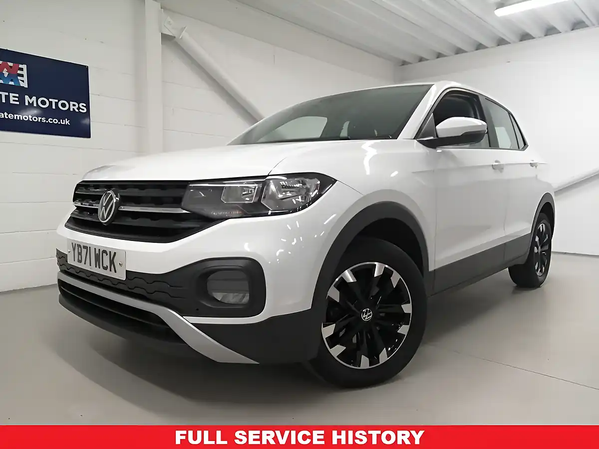 Used 2022 Volkswagen T-Cross S White - Interior and Exterior details 2
