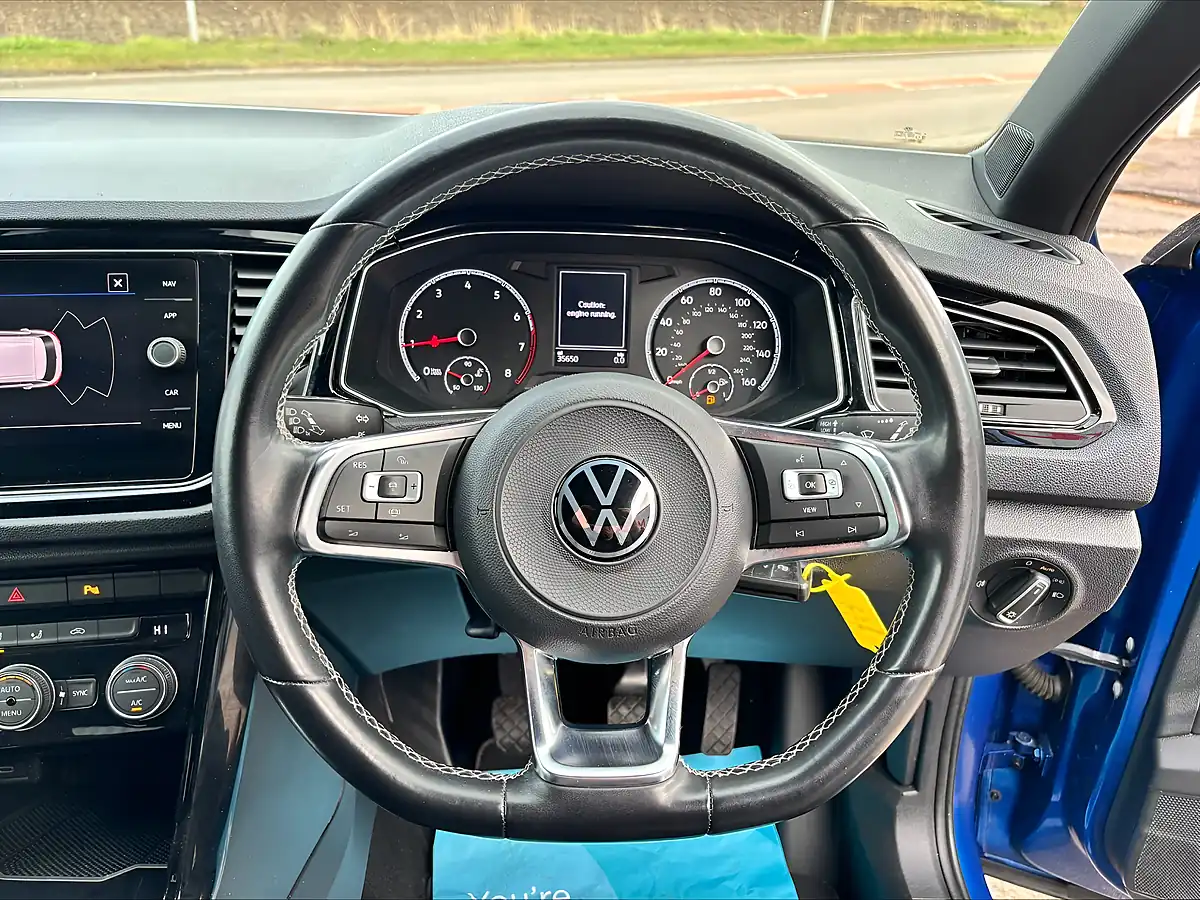 Used 2022 Volkswagen T-Roc Black Edition Blue - Interior and Exterior details 17