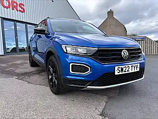 Used 2022 Volkswagen T-Roc Black Edition Blue - Interior and Exterior details 5