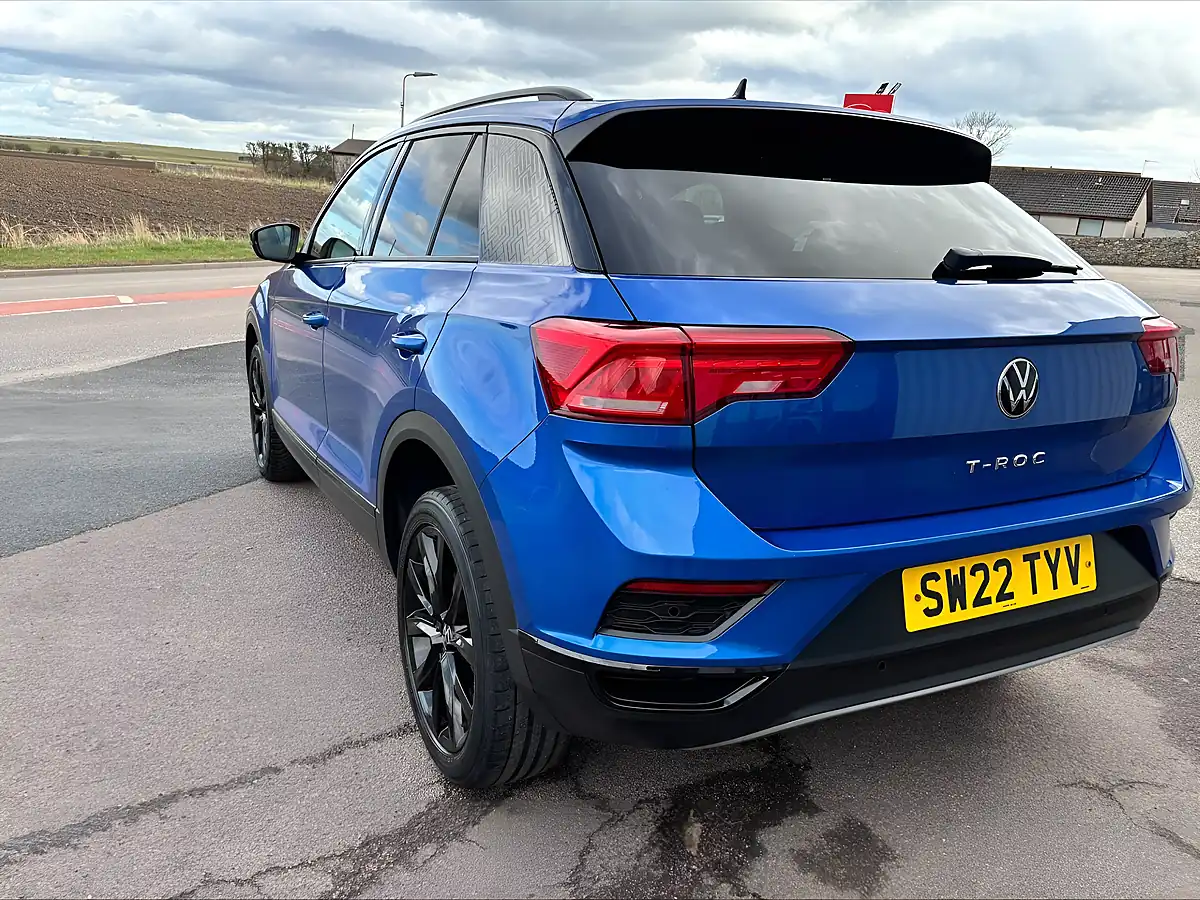 Used 2022 Volkswagen T-Roc Black Edition Blue - Interior and Exterior details 9