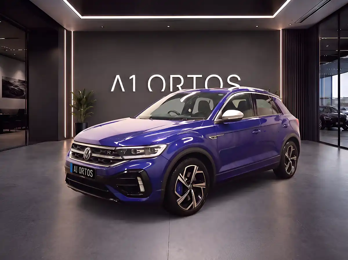 Used 2022 Volkswagen T-Roc R Lapiz Blue - Interior and Exterior details 4