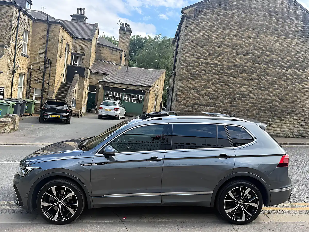 Used 2022 Volkswagen Tiguan Allspace R-Line Grey - Interior and Exterior details 11
