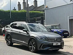 Used 2022 Volkswagen Tiguan Allspace R-Line Grey - Interior and Exterior details 9