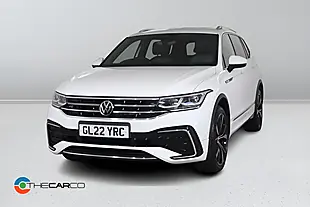 Used 2022 Volkswagen Tiguan Allspace R-Line White - Interior and Exterior details 4
