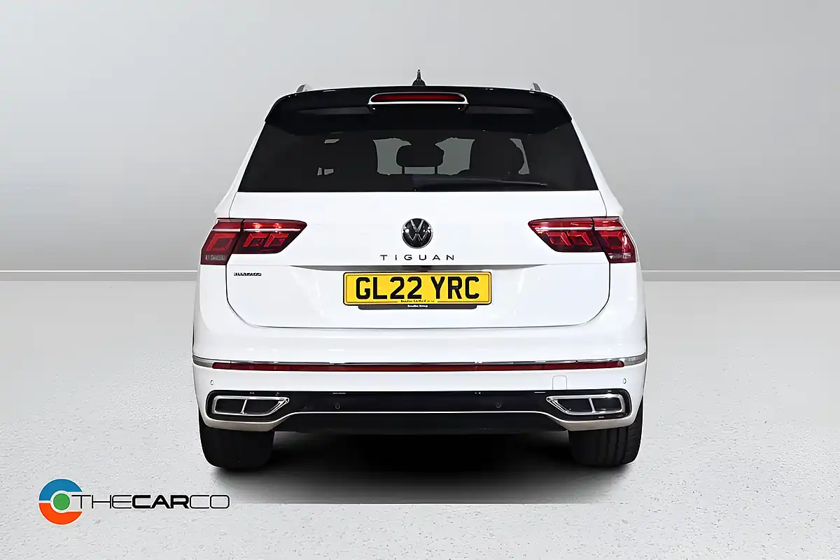 Used 2022 Volkswagen Tiguan Allspace R-Line White - Interior and Exterior details 7