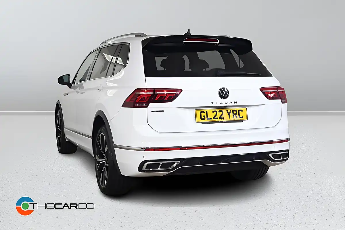 Used 2022 Volkswagen Tiguan Allspace R-Line White - Interior and Exterior details 8
