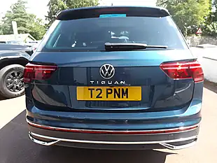 Used 2022 Volkswagen Tiguan Elegance Blue - Interior and Exterior details 10