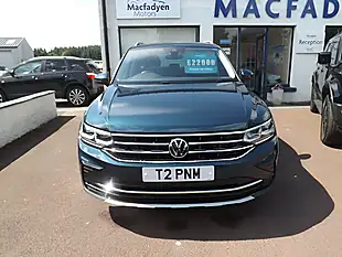 Used 2022 Volkswagen Tiguan Elegance Blue - Interior and Exterior details 2