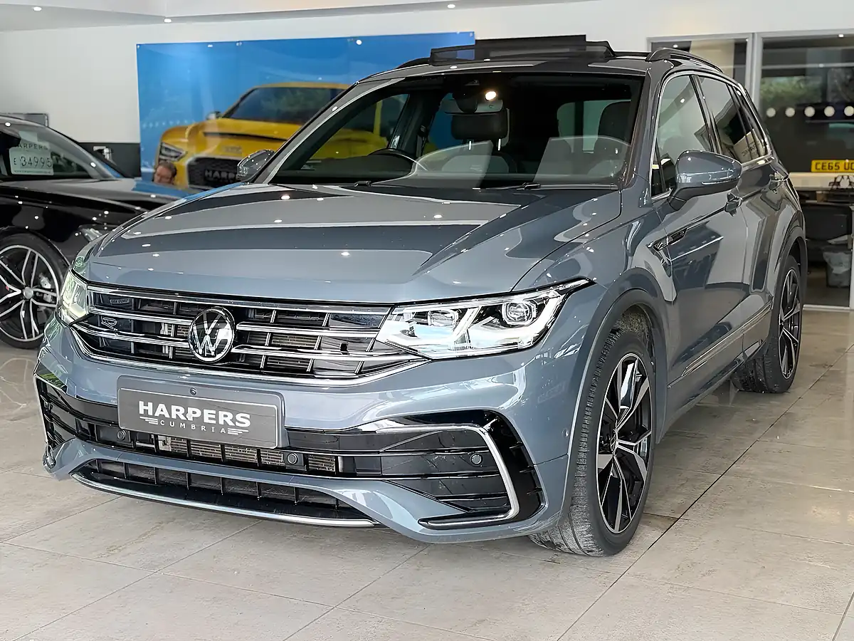 Used 2022 Volkswagen Tiguan R-Line Dolphin Grey - Interior and Exterior details 3