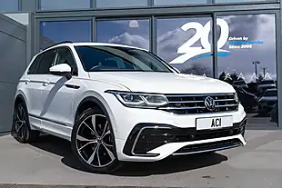 Used 2022 Volkswagen Tiguan R-Line White - Interior and Exterior details 11
